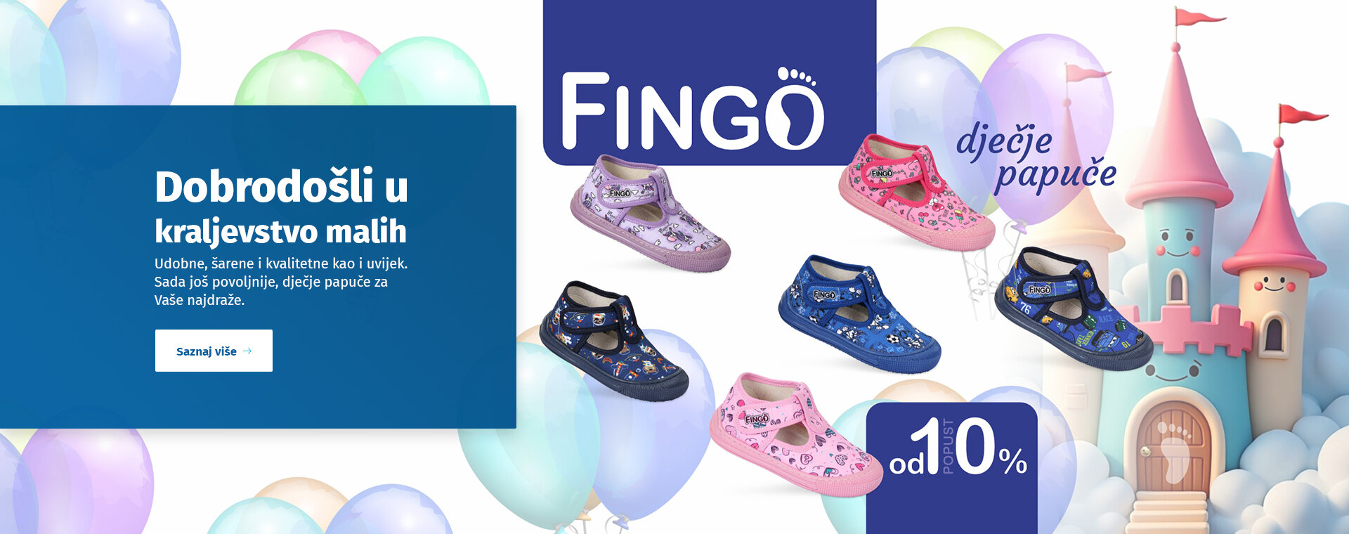 FINGO Dječje papuče