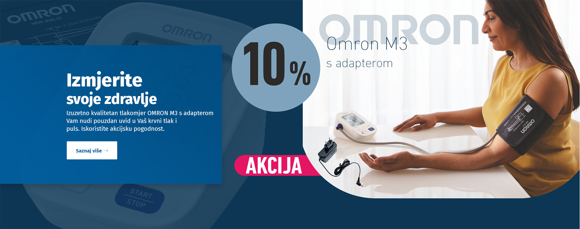 OMRON M3 s adapterom