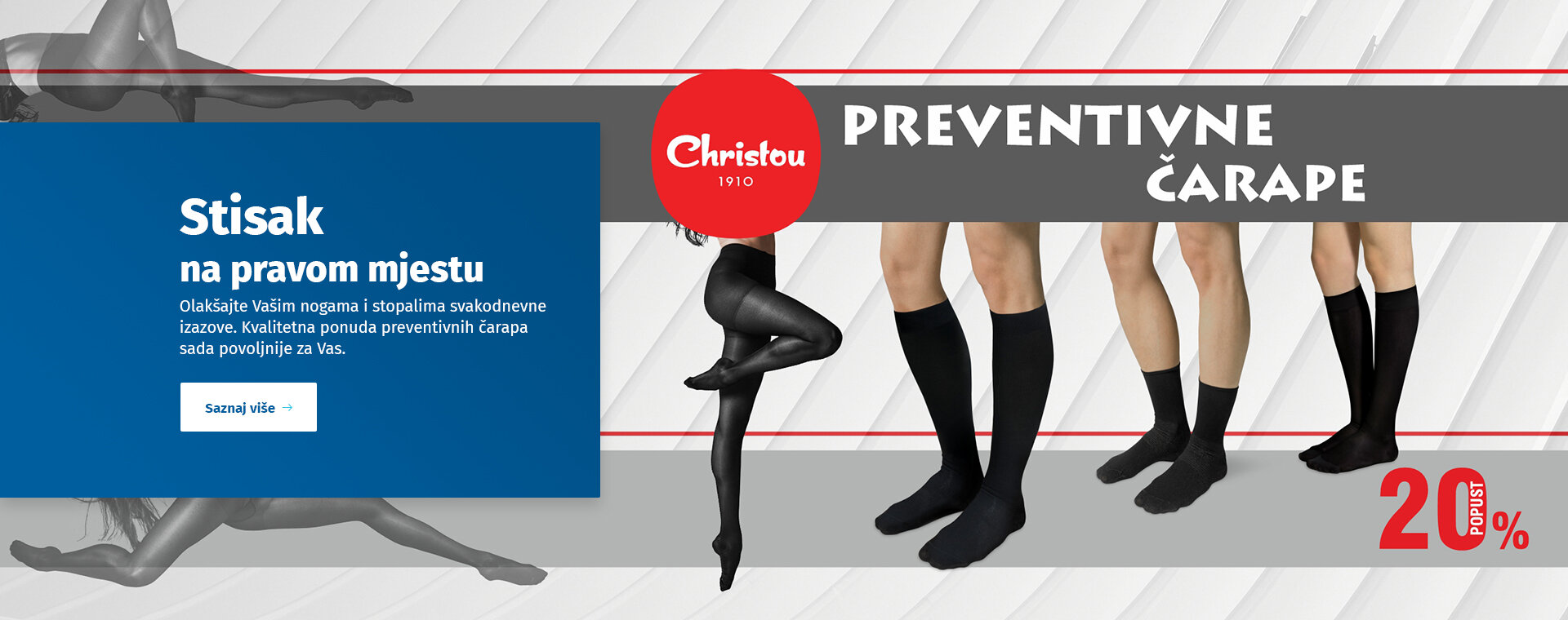 Preventivne čarape CHRISTOU