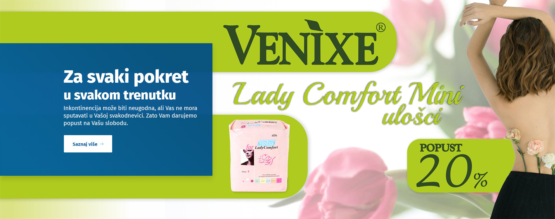 Venixe ulošci Lady Comfort Mini