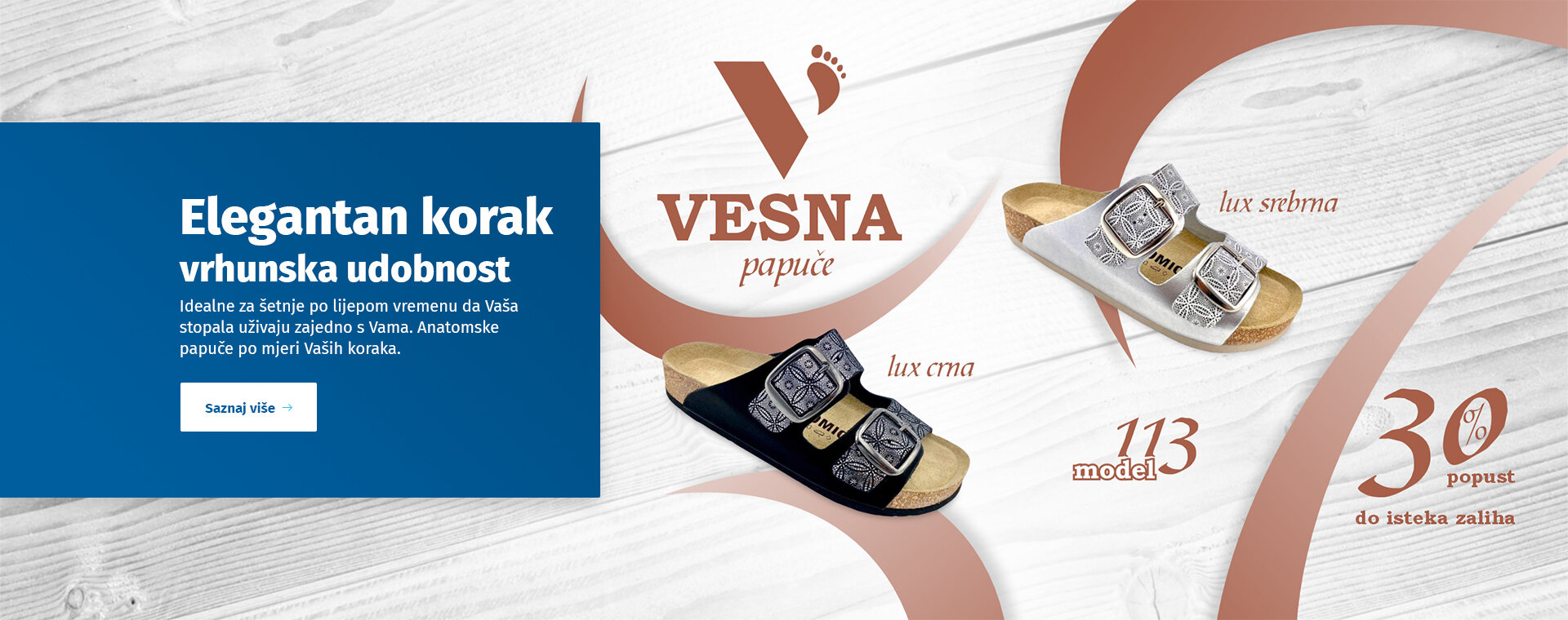 Vesna papuče model 113
