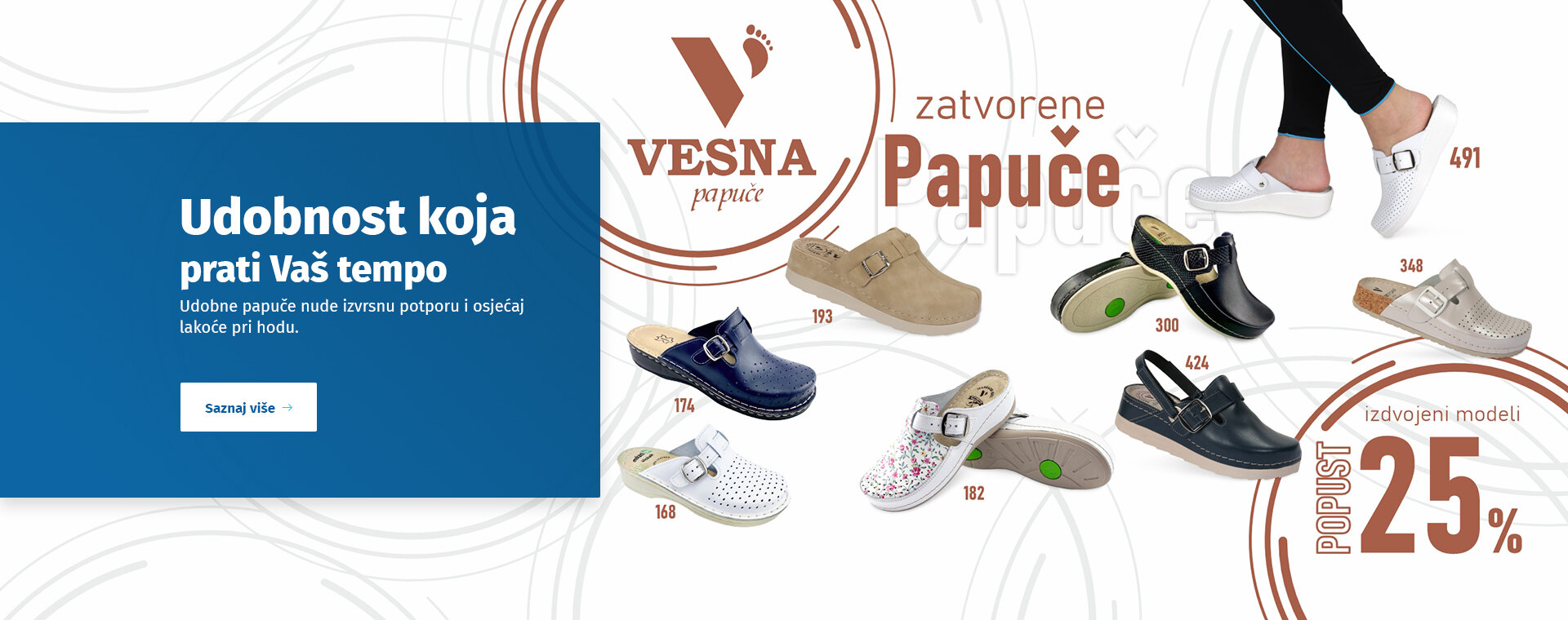 Zatvorene papuče