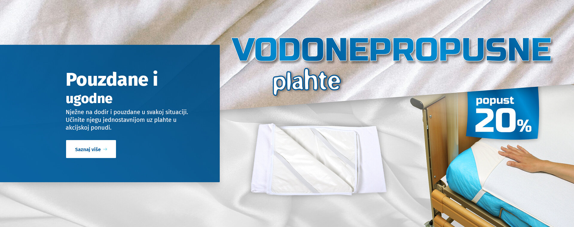 Nepropusna plahta frotir